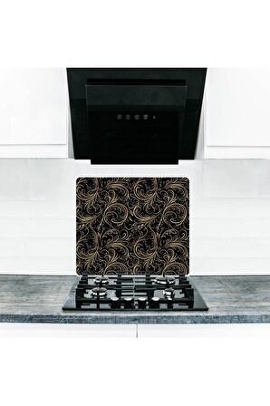 Saban Buğlem Cam Ocak Arkası Koruyucu Ve Kesme Tablası 50x56 cm